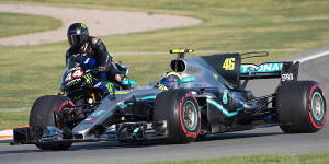 Fahrzeugtausch Hamilton vs. Rossi Fahrzeugtausch Hamilton vs. Rossi