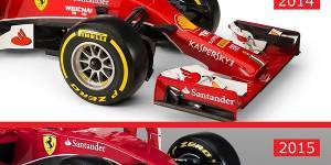Fotostrecke: Fotostrecke: Ferrari SF15-T vs. Ferrari F14 T