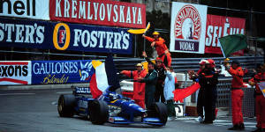 Fotostrecke: Fotostrecke: Der verrückte Monaco-Grand-Prix 1996