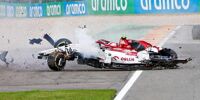 Galerie: Der Unfall von Antonio Giovinazzi und George Russell in Spa