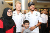 Foto zur News: Deutsch lernen: Rosberg macht sich über Hamilton lustig