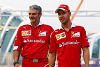 Foto zur News: Harmonie bei Ferrari: Vettel darf dem Chef die Meinung
