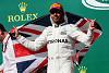 Foto zur News: Lewis Hamilton: Die Sieger-Zigarre schmeckte &quot;ekelhaft&quot;