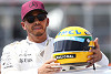 Foto zur News: Lewis Hamilton: Bin nicht besser als Ayrton Senna