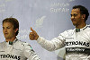 Foto zur News: Jubel bei Mercedes: &quot;Ein perfektes Rennen&quot;