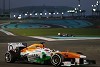 Foto zur News: Force India testet neuen &quot;Info Wing&quot; in Abu Dhabi
