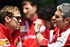 Foto zur News: Schumacher und Vettel: Nur den Arbeitseifer gemeinsam
