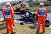 Foto zur News: Force India: Perez&#039; Unfall durch langes Randstein-Räubern