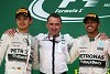 Foto zur News: Wie Senna und Prost: Mercedes adelt Hamilton und Rosberg