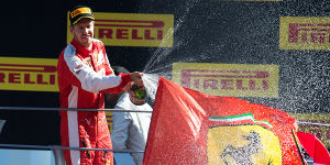 Foto zur News: Sebastian Vettel: Monza war schönstes Podium in Rot