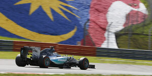 Foto zur News: Mercedes in Malaysia: Hamilton will Pendel zu sich schwingen