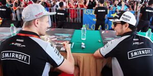 Foto zur News: Sergio Perez lobt: Nico Hülkenberg stärker als Jenson Button