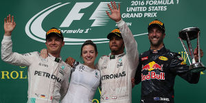 Foto zur News: Formel 1 USA 2016: Hamilton gewinnt und verkürzt Abstand