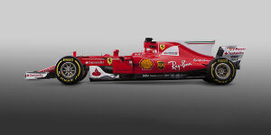 Foto zur News: Ferrari zeigt den SF70-H: Vettels Göttin hat eine