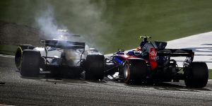 Foto zur News: Crash Stroll und Sainz: Strafe für Toro-Rosso-Piloten