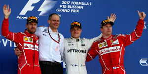 Foto zur News: Formel 1 Russland 2017: Bottas behält gegen Vettel die