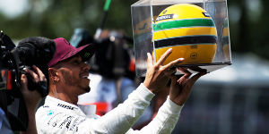 Foto zur News: Daniel Ricciardo über Hamiltons Senna-Helm: &quot;Motherfucker!&quot;
