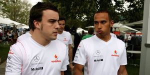 Foto zur News: Hamilton gibt zu: &quot;Krieg der Sterne&quot; mit Alonso war