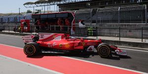 Foto zur News: Formel-1-Test Budapest: Ferrari-Junior Leclerc vor Vandoorne