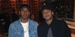 Foto zur News: Formel-1-Live-Ticker: Hamilton feiert seinen Sieg mit Neymar