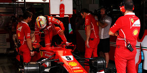 Foto zur News: Q1-Drama um Sebastian Vettel: Hoffnung bestand bis zuletzt