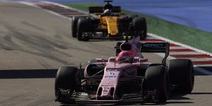 Foto zur News: Force India: Nico Hülkenberg (noch) besser als Esteban Ocon