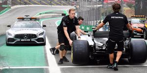 Foto zur News: Formel 1 in Brasilien: Mercedes-Crew überfallen