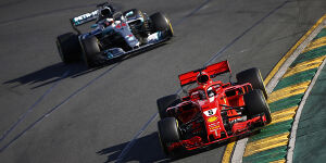 Foto zur News: Erklärt: Warum Vettel plötzlich vor Hamilton lag und siegte