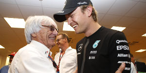 Foto zur News: WM-Tipp: Bernie Ecclestone und Nico Rosberg nicht einig