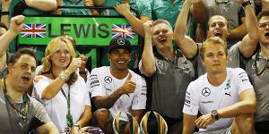 Foto zur News: Hamiltons Mitleid für Rosberg: Alles nur Fassade?