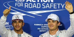 Foto zur News: WM bleibt spannend: Pole für Rosberg in Abu Dhabi