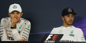 Foto zur News: Rosberg vs. Hamilton: Respekt ja, Freundschaft nein