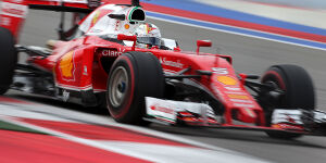 Foto zur News: Vettel chancenlos: Ferrari muss wieder auf Rennspeed bauen