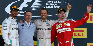Foto zur News: Formel 1 Russland 2016: Rosberg siegt, Vettel tobt über