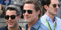 Foto zur News: Brad Pitt im Fahrer-Briefing: &quot;Er war einfach einer der Jungs&quot;