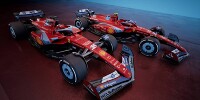 Foto zur News: Ferrari enthüllt Miami-Lackierung mit blauen Farbakzenten und HP-Logo