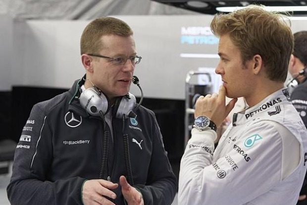 Foto zur News: Partystimmung bei Mercedes: Dritter Doppelsieg der Saison