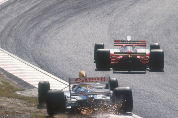 Foto zur News: Mansell zündet in Suzuka den Turbo