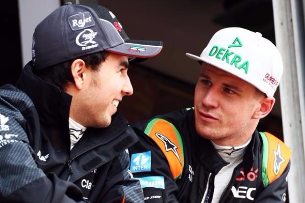 Foto zur News: Force India: Note 8,8 für Sergio Perez und Nico Hülkenberg