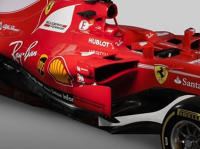 Foto zur News: Formel-1-Technik 2017: Ferrari spielt mit dem SF70-H Vabanque