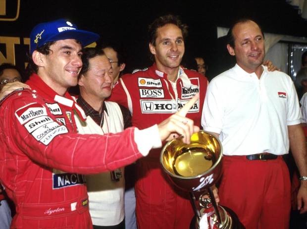 Foto zur News: Gerhard Berger: Nur Lewis Hamilton auf einer Stufe mit Ayrton Senna