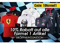 Foto zur News: Neuer Fanshop: 10% Rabatt auf alle Formel-1-Artikel sichern!