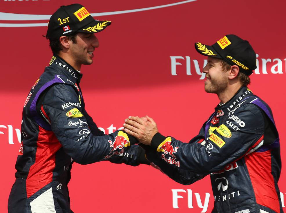 Foto zur News: Ricciardo #AND# Vettel: Ungetrübte Harmonie bei Red Bull