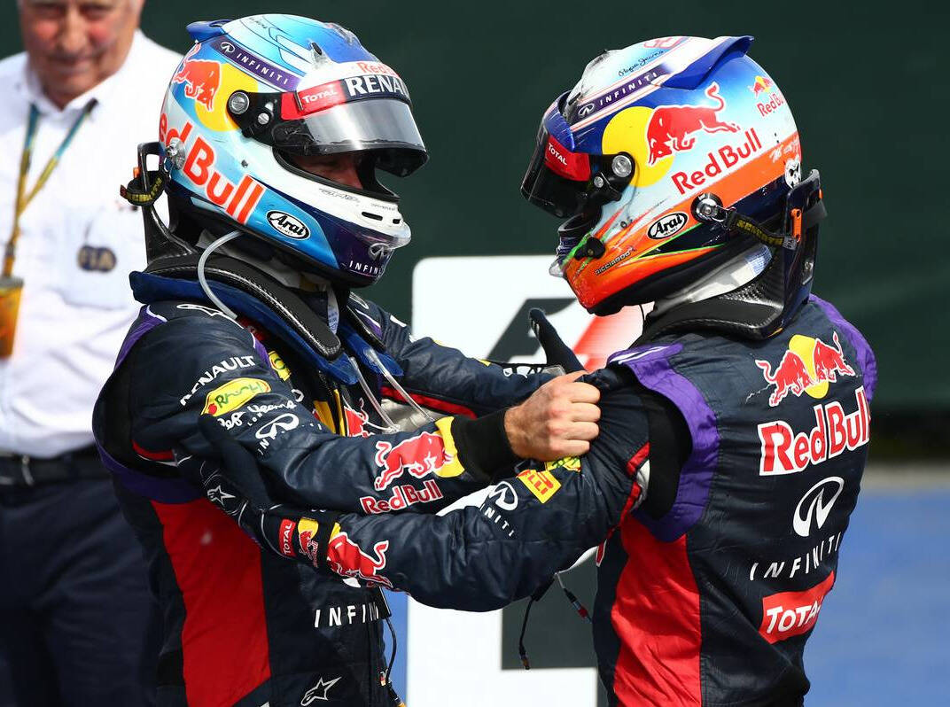 Foto zur News: Ricciardo gegen Vettel: "Wer jetzt vorne ist, ist vorne!"