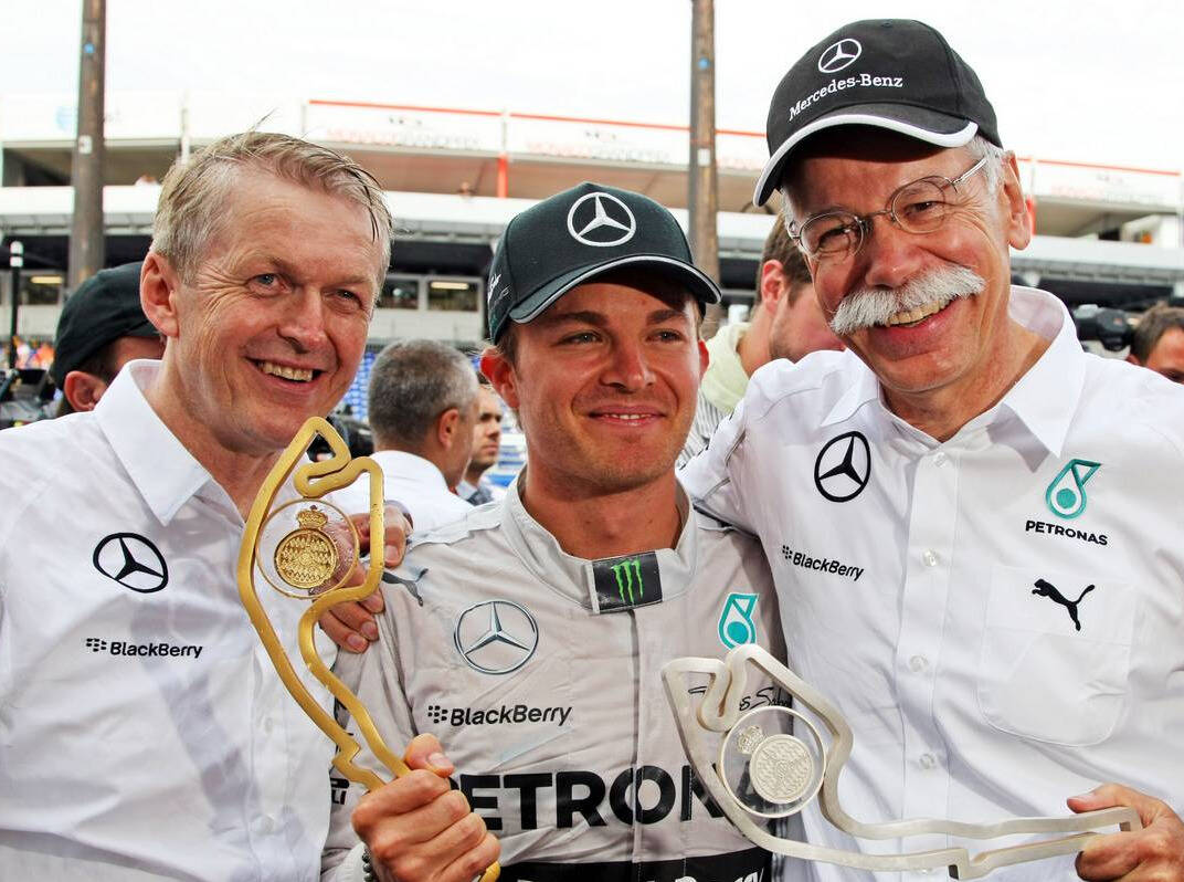 Foto zur News: Daimler-Chef Zetsche: Rosberg-Erfolge bergen auch Gefahr