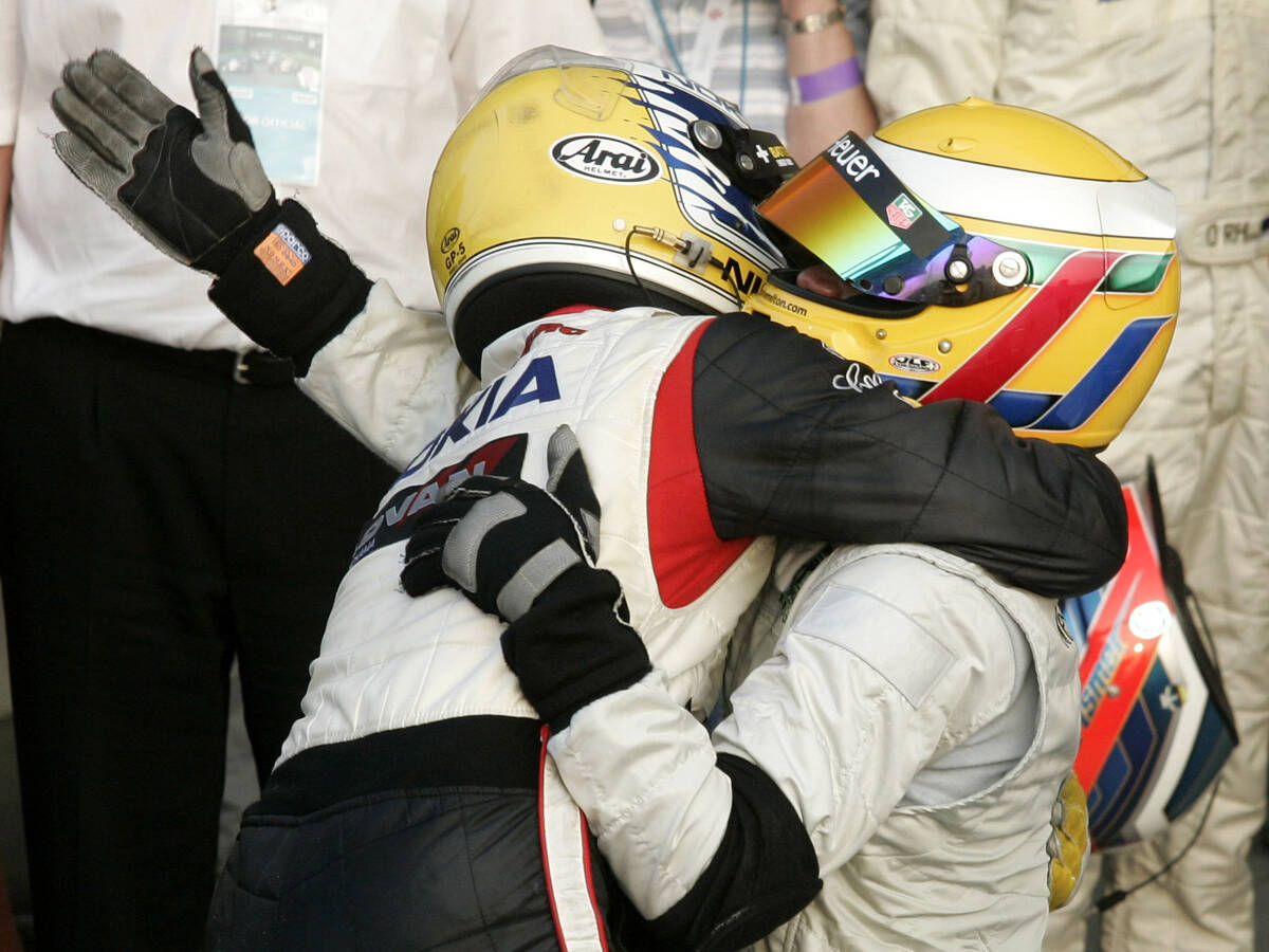 Foto zur News: Lewis #AND# Nico: Werden sie jetzt wieder Freunde?