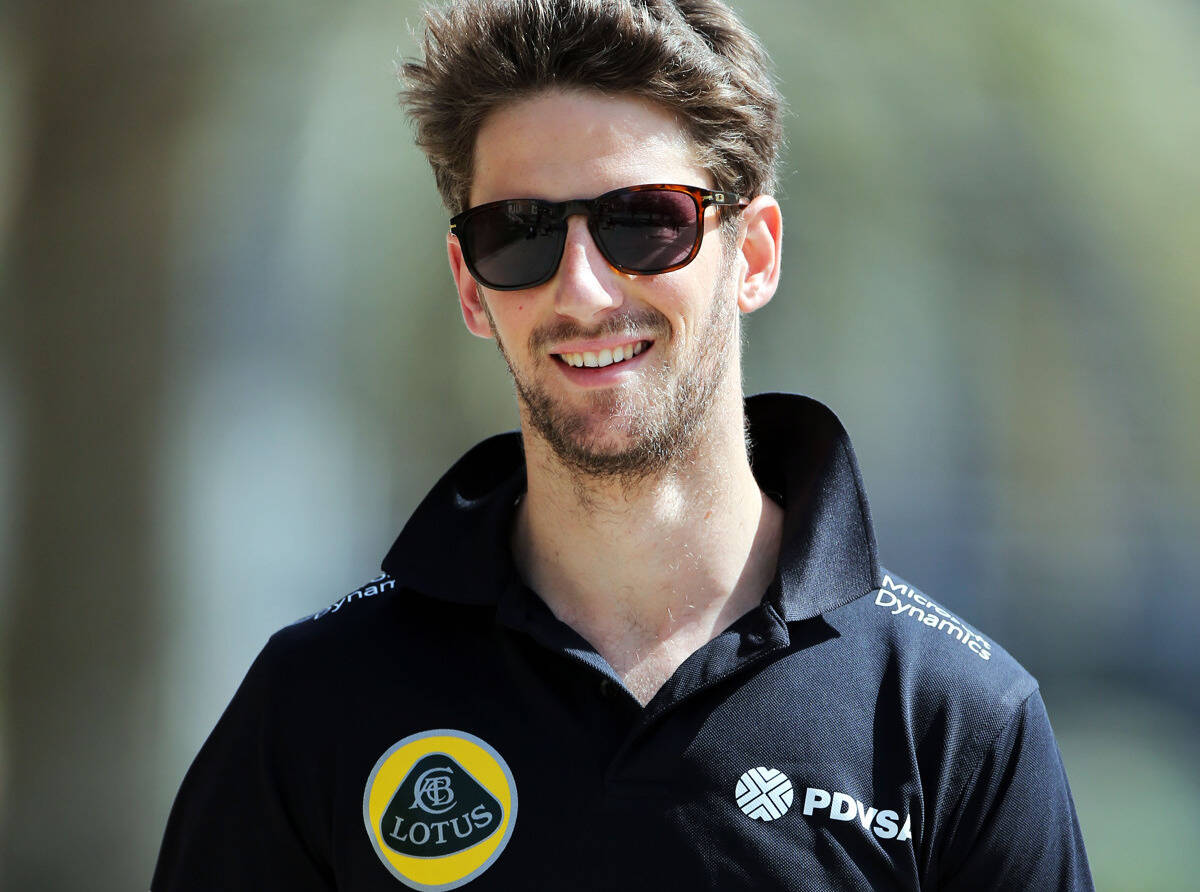 Foto zur News: Romain Grosjean: Babyalarm und Sieg in Barcelona?