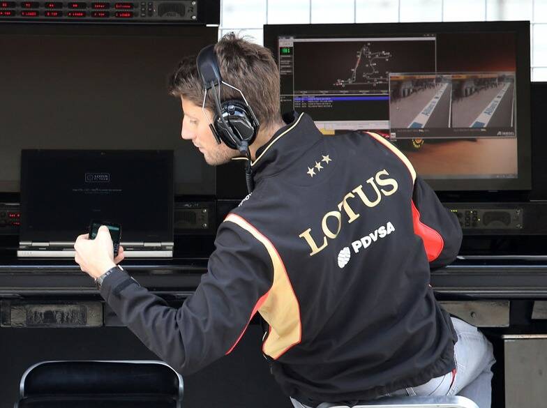 Foto zur News: Verpasste Trainings: Lotus versteht Grosjeans Ärger