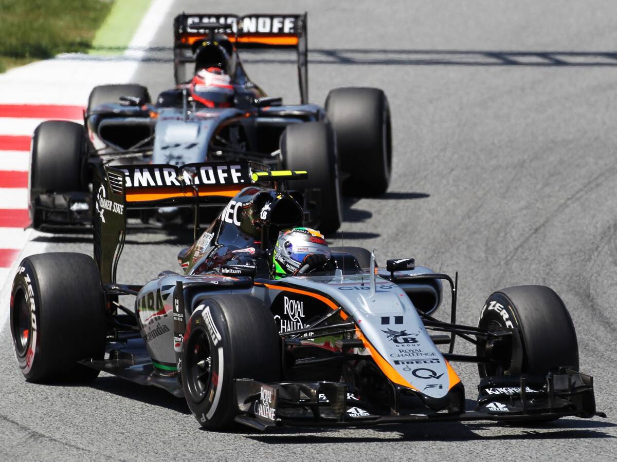 Foto zur News: Force India: Note 8,8 für Sergio Perez und Nico Hülkenberg
