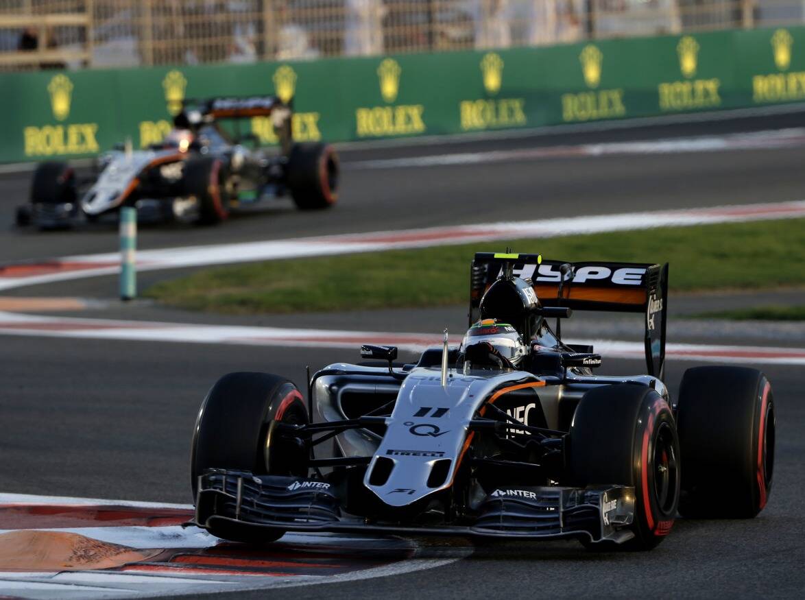 Foto zur News: Force India zufrieden: Bestleistung im letzten Saisonrennen